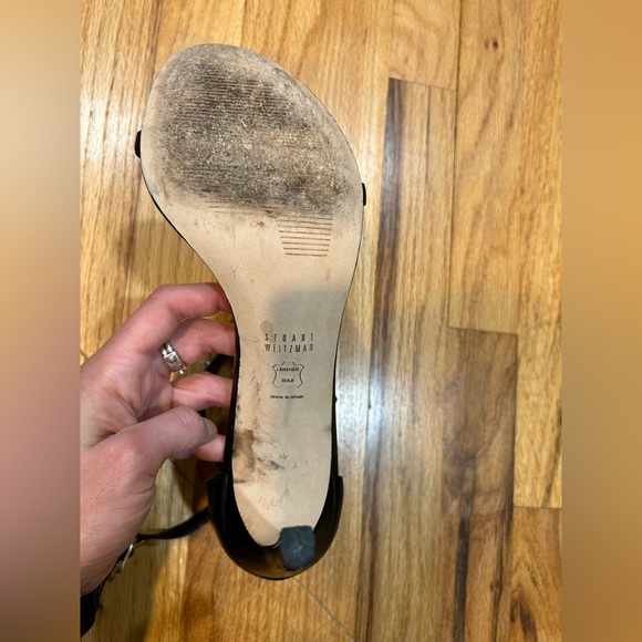 Stuart Weitzman nudist heels with black studs - Picture 14 of 16